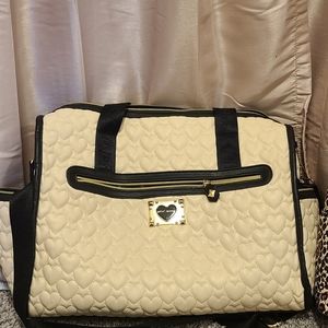 Betsey Johnson weekender bag